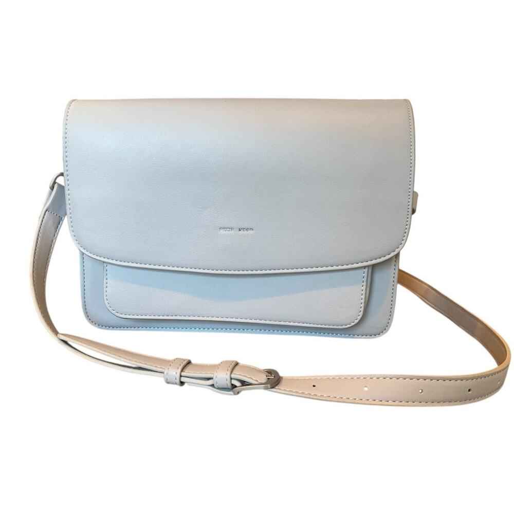 Pixie Mood Crossbody Purse Light Gray 10 x 8 NEW